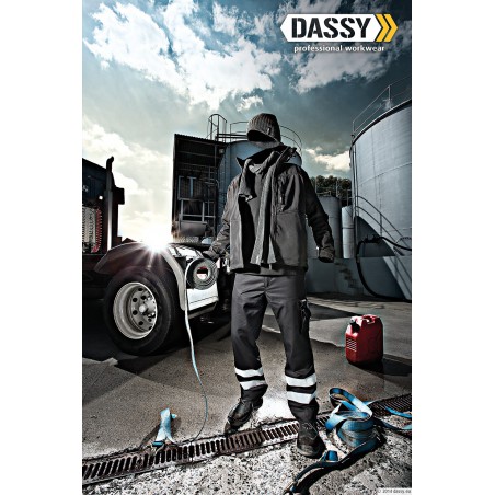 Dassy Vegas werkbroek met reflecterende banden