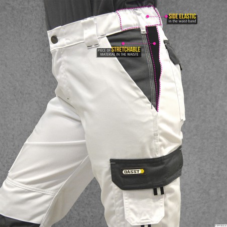 Nashville Tweekleurige Dameswerkbroek