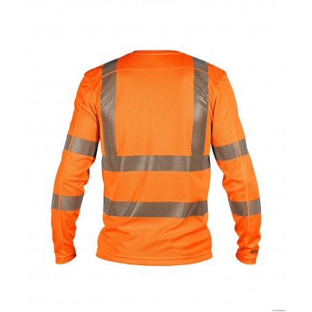 Carterville Hoge zichtbaarheids-UV-T-shirt lange mouwen