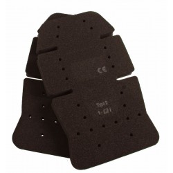 Kniestukken rubber Zwart