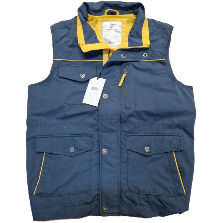 Crossfield Zomer Bodywarmer Blauw/Geel