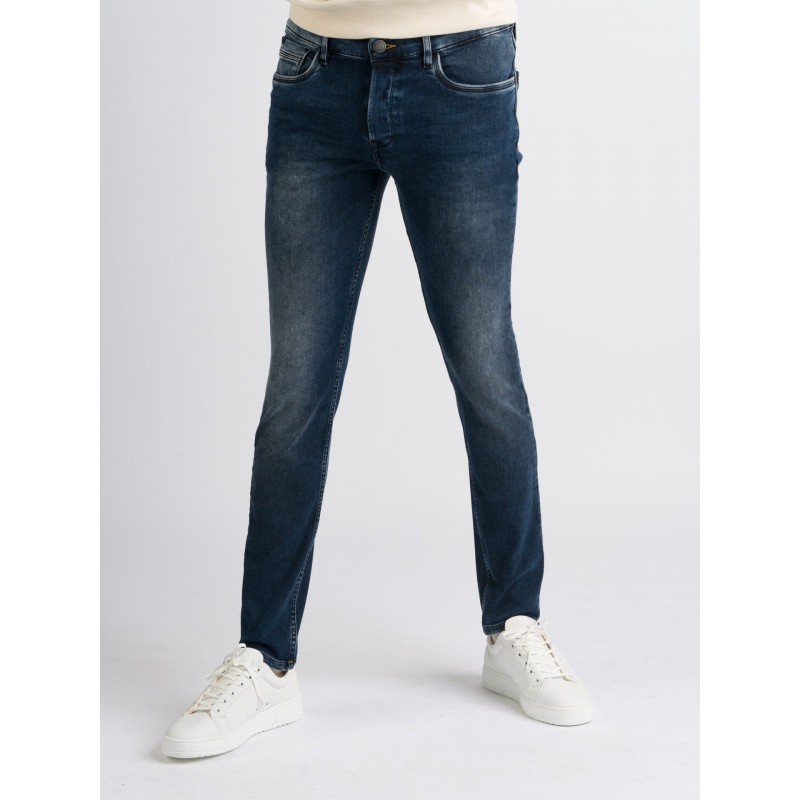 Jeans Palm Skinny SK71 Blue Black Denim Used