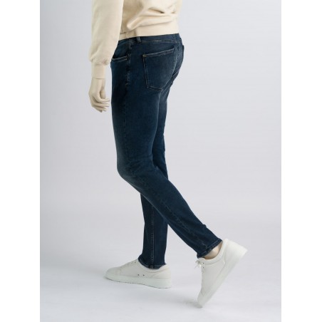 Jeans Palm Skinny SK71 Blue Black Denim Used
