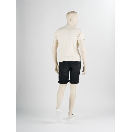 Palm Slim Short SH02 Dark Grey Denim Used